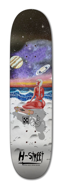 【新品未使用】X-girl VIDEO GIRL SKATEBOARD Girl x Sanrio Geering Kawaii Arcade 8.0