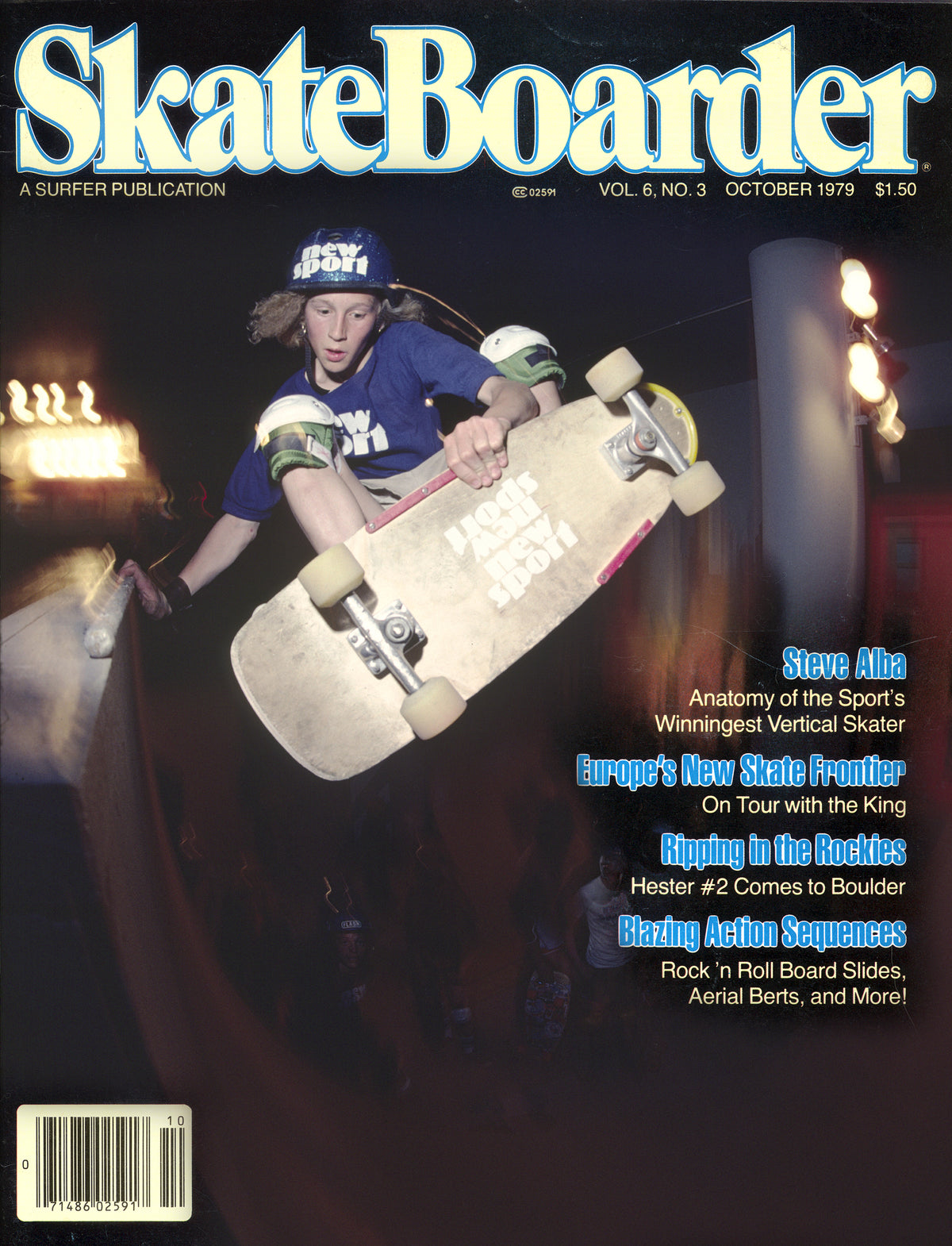 A skateboarder does a trick at night in helmet, blue shirt, and green shorts. The cover says Woodchuck PER VIKING HALL OF FAME SPECIAL EDITION PACKAGE, with features on Per Viking and the Skateboarding Hall of Fame.