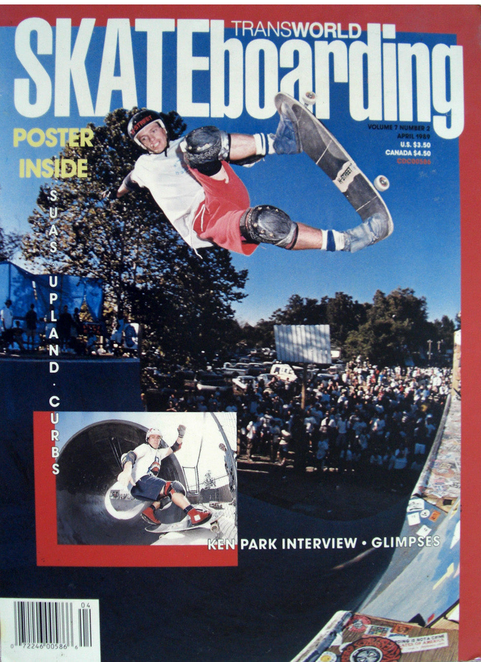 Cover of Transworld Skateboarding featuring a skater performing an aerial on a Woodchuck TONY MAG HALL OF FAME SPECIAL EDITION DECK, with a crowd below. Insets show another skateboarder and audience. Text features special edition decks and articles.