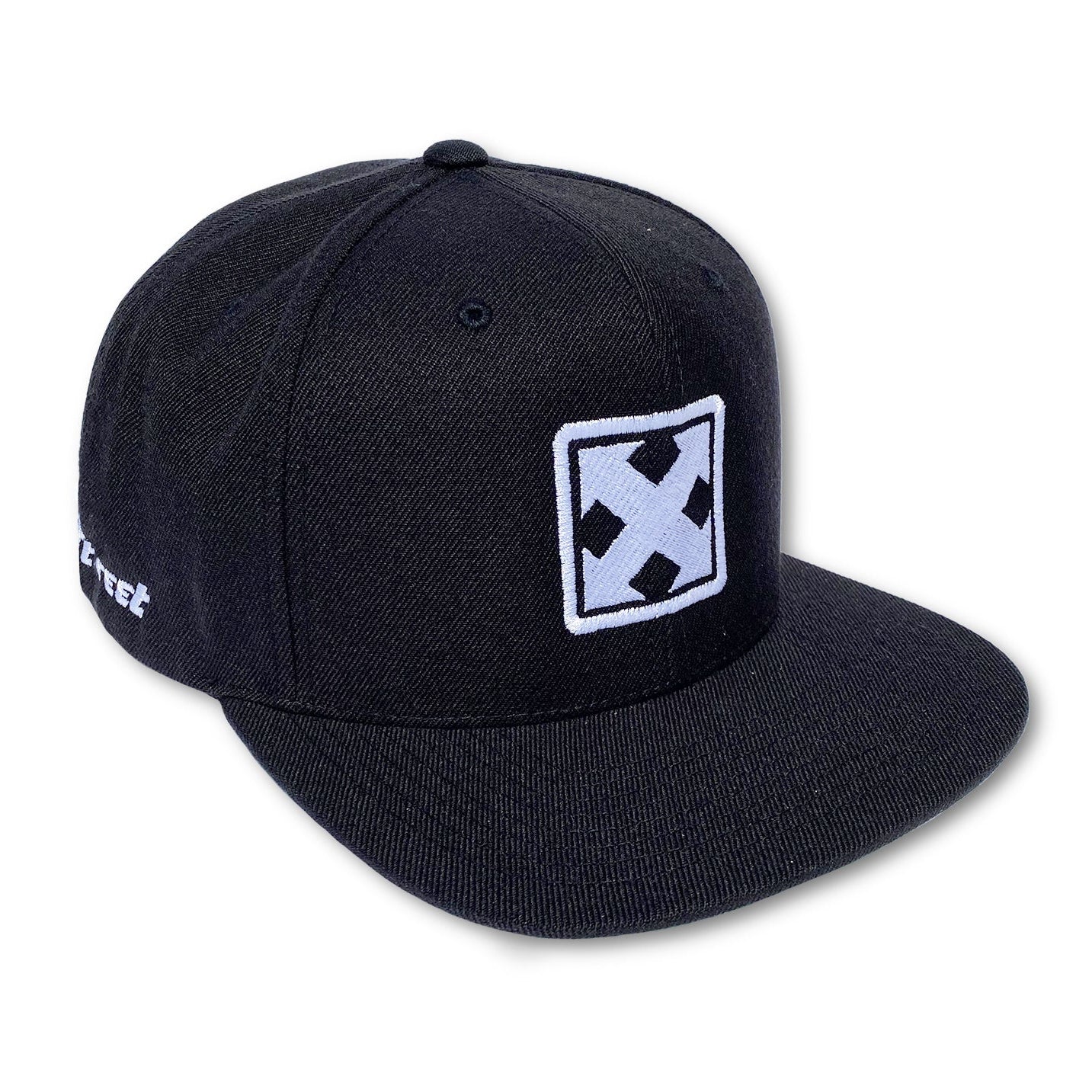 A black ball cap with a white embroidered H-Street logo on the front.