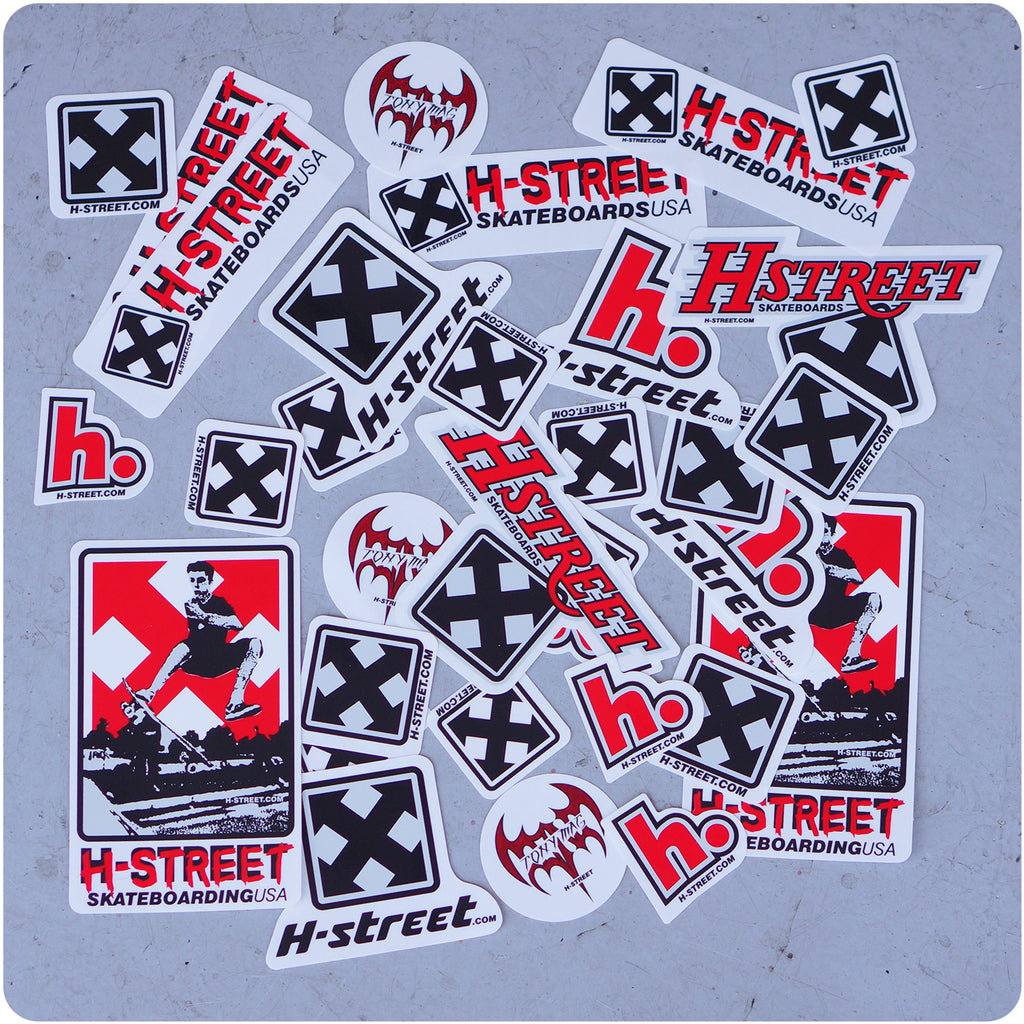H-STREET 33 STICKER PACK – H-Street Skateboards