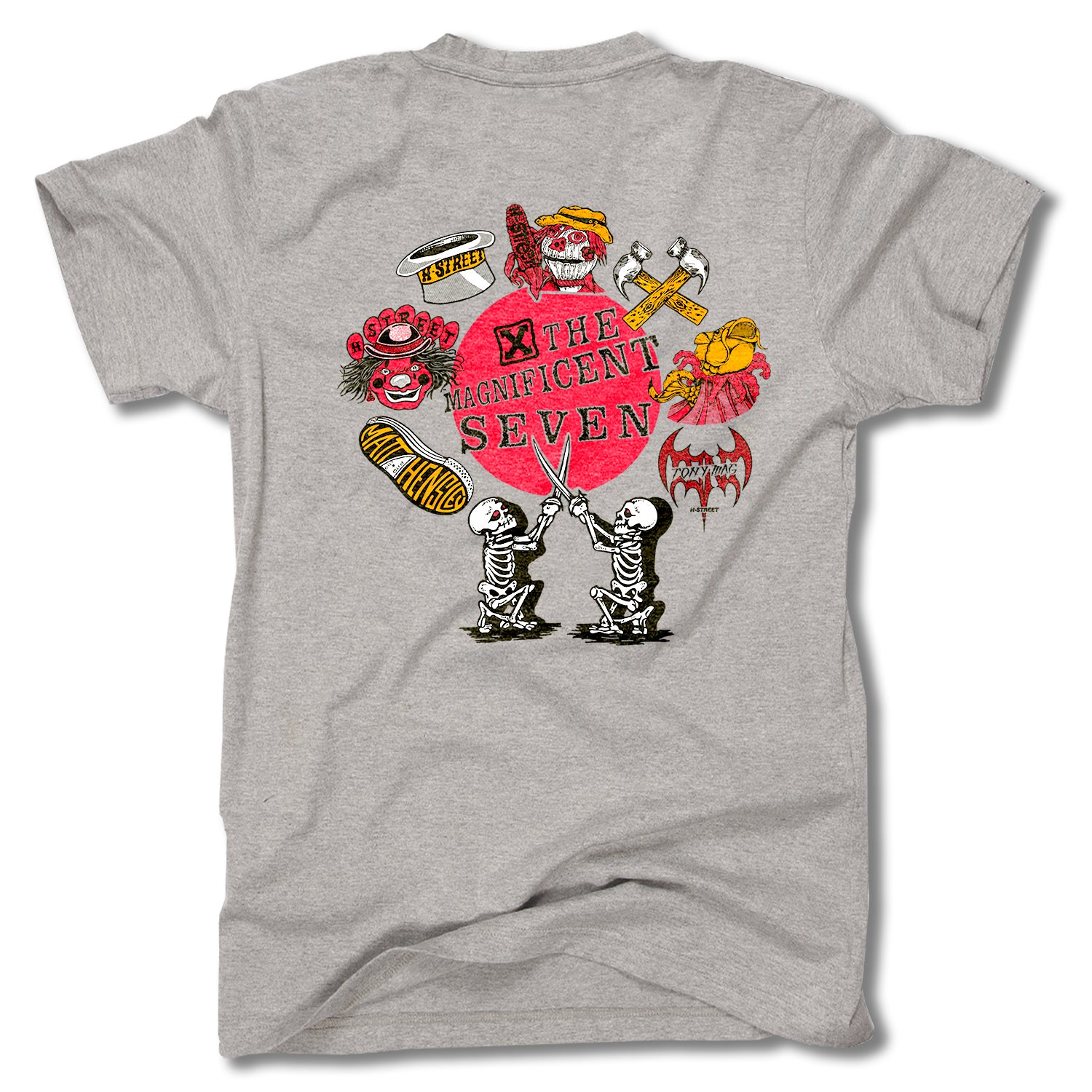 THE MAGNIFICENT 7 LOGO TEE - H-Street Skateboards